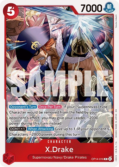 One Piece TCG -  X.Drake OP14-16