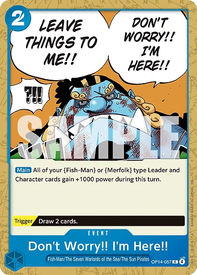 One Piece TCG - Don't Worry!! I'm Here!! OP14-57