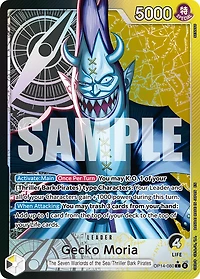 One Piece TCG - Gecko Moria OP14-80 (Alternate Art)