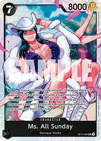 One Piece TCG - Ms. All Sunday OP14-84