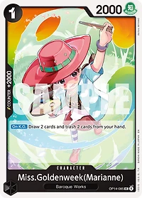 One Piece TCG - Miss.Goldenweek(Marianne) OP14-85