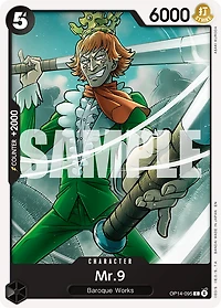 One Piece TCG - Mr.9 OP14-95