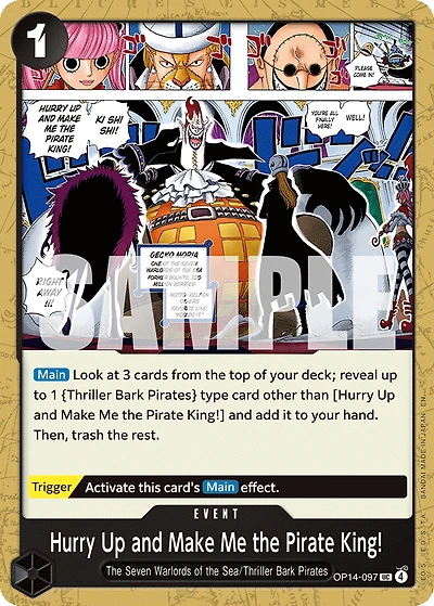 One Piece TCG - Hurry Up and Make Me the Pirate King! OP14-97