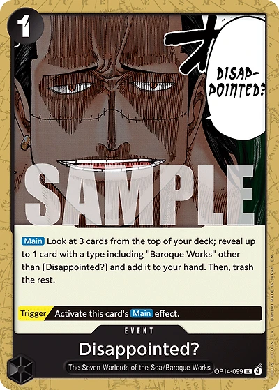 One Piece TCG - Disappointed? OP14-99