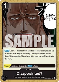 One Piece TCG - Disappointed? OP14-99