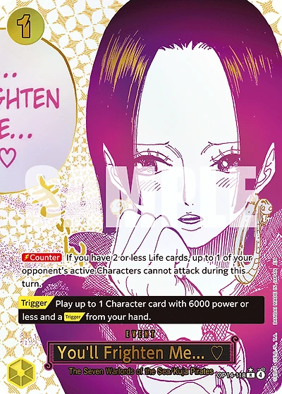 One Piece TCG - You'll Frighten Me... ♡ OP14-118 (Alternate Art)