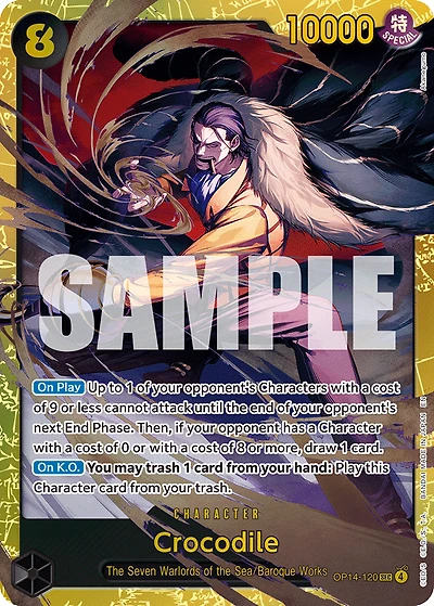 One Piece TCG - Crocodile OP14-120