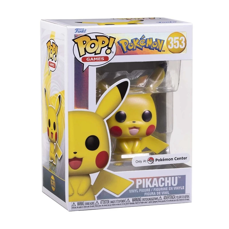 Funko Pop! Games: Pokemon - Pikachu (Pearlescent) #353 [Pokemon Center Exclusive]