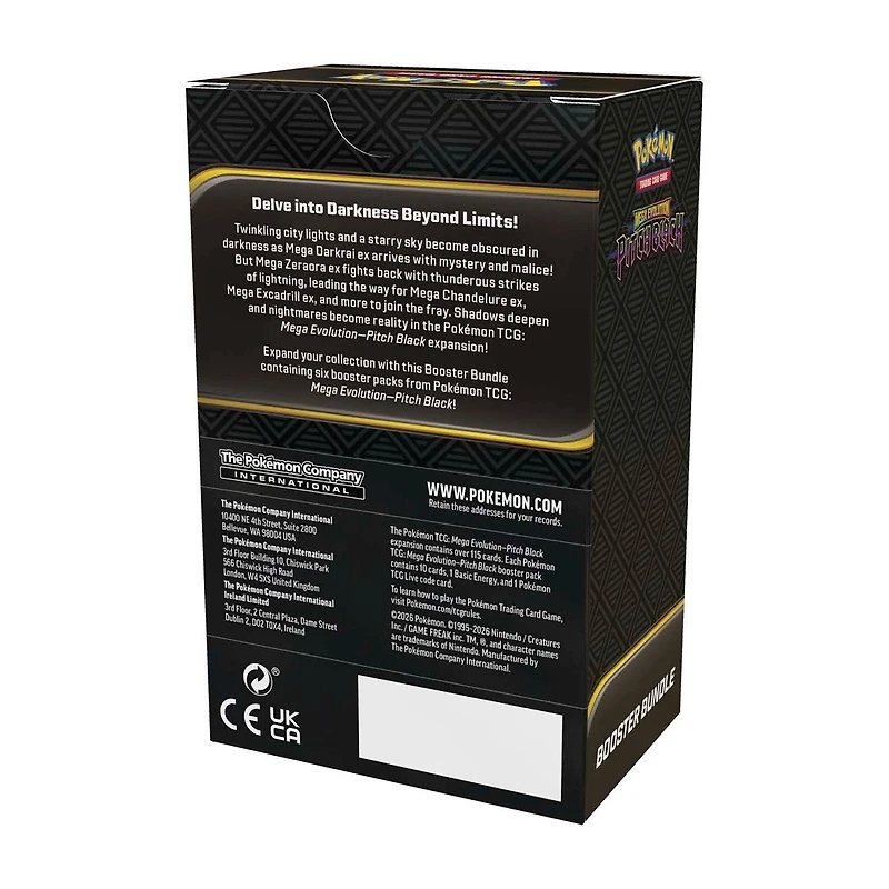 Pokemon TCG: Mega Evolution - Pitch Black Booster Bundle *PREORDER*