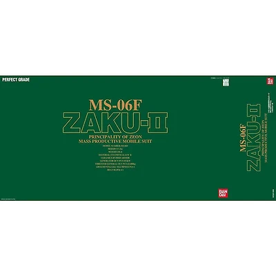 PG 1/60 Zaku II MS-06F Bandai Model Kit