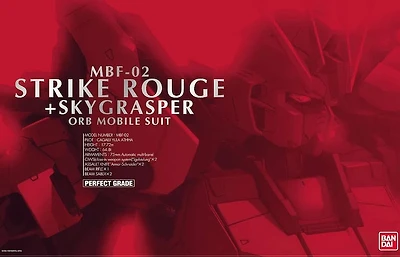 Bandai: Gunpla - Strike Rouge + Sky Grasper Orb Mobile Suit Perfect Grade [PG] 1/60 Model Kit