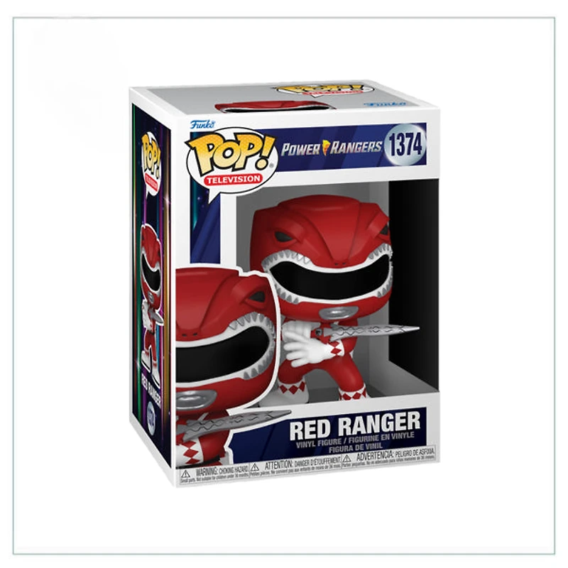 Funko Pop! Television: Power Rangers - Red Ranger #1374
