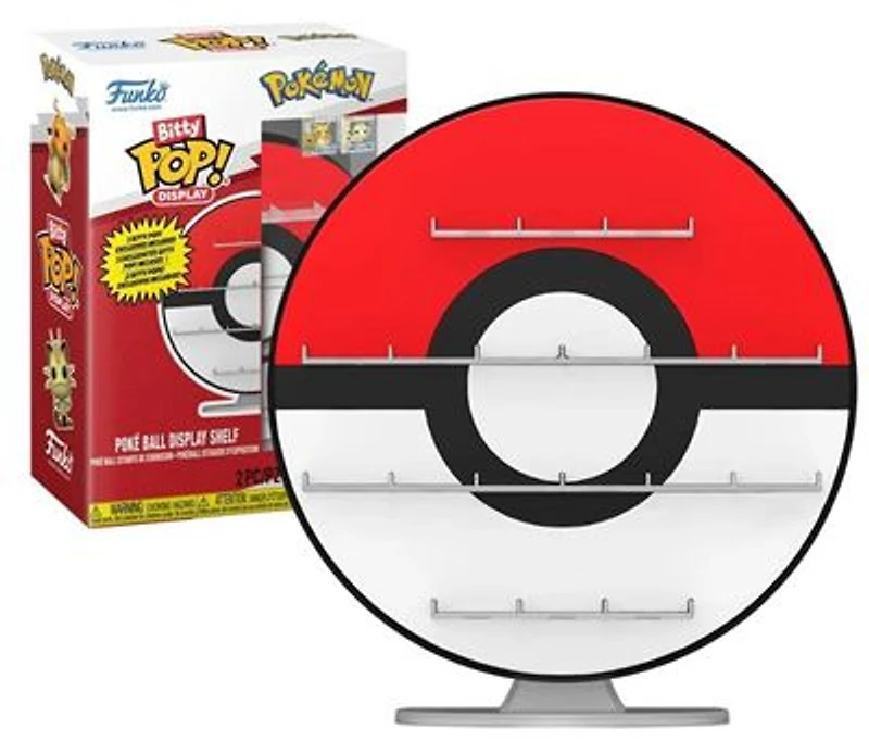 Funko Pop! Games: Pokemon - Bitty Pop! Pokeball Display Shelf