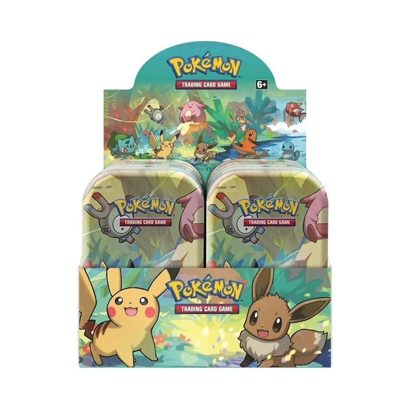 Pokemon TCG - Kanto Friends Mini Tins Display Box