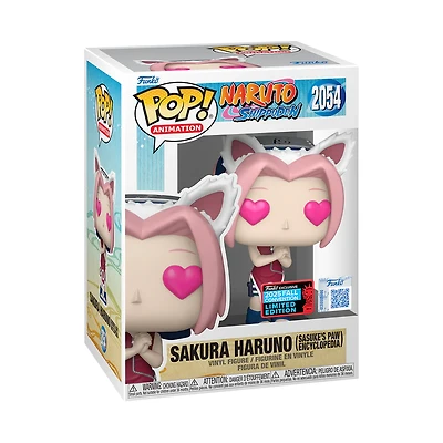 Funko Pop! Anime: Naruto Shippuden - Sakura (Sasuke's Paw Encyclopedia) #2054 [Shared Convention Sticker 2025 NYCC] *PREORDER*