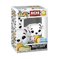 Funko Pop! Movies: 101 Dalmatians - Rolly with Cheese Sandwich #1685 [Funko Special Edition] *PREORDER*