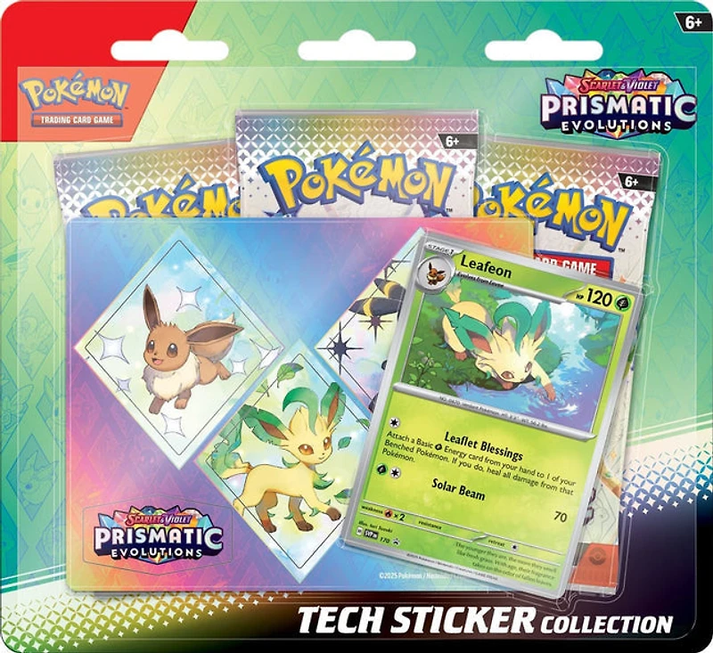 Pokemon TCG: Scarlet & Violet - Prismatic Evolutions Tech Sticker Collection