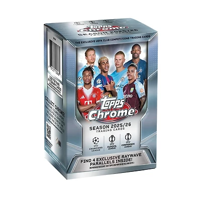 Topps: Chrome - 2025-26 UEFA Club Competitions Soccer Value Box