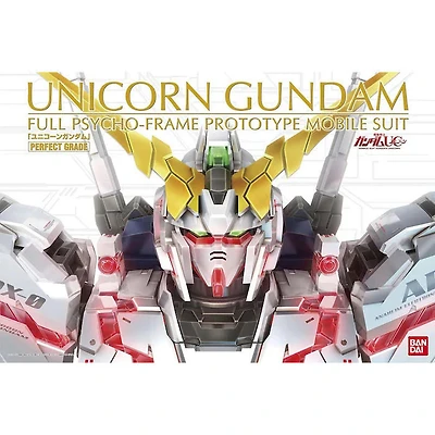 Bandai: Gunpla - RX-0 Mobile Suit Gundam Unicorn Full Psycho-Frame Prototype Mobile Suit Perfect Grade [PG] 1/60 Model Kit