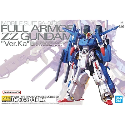 Bandai: Gunpla - Full Armor ZZ Gundam (Ver.Ka) Master Grade [MG] 1/100 Model Kit