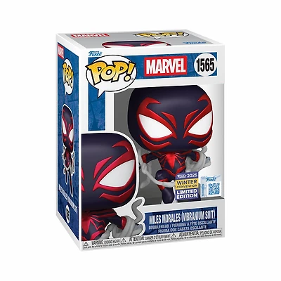 Funko Pop! Marvel: Spider-Man - Miles Morales (Vibranium Suit) #1565 [2025 Shared Winter Convention Exclusive] *PREORDER*