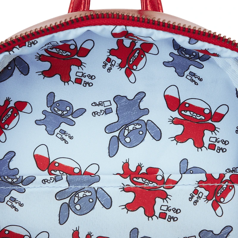 LOUNGEFLY Disney LILO & STITCH Devil Cosplay Mini Backpack