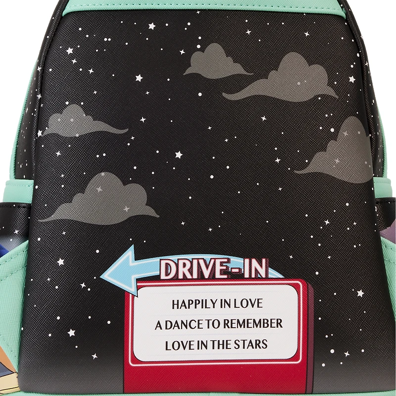 Loungefly Disney Mickey And Minnie Date Night Drive-In Mini Backpack