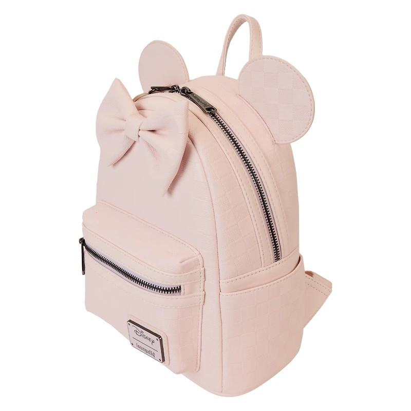 Loungefly - Disney Minnie Mouse Checkered Texture Mini Backpack