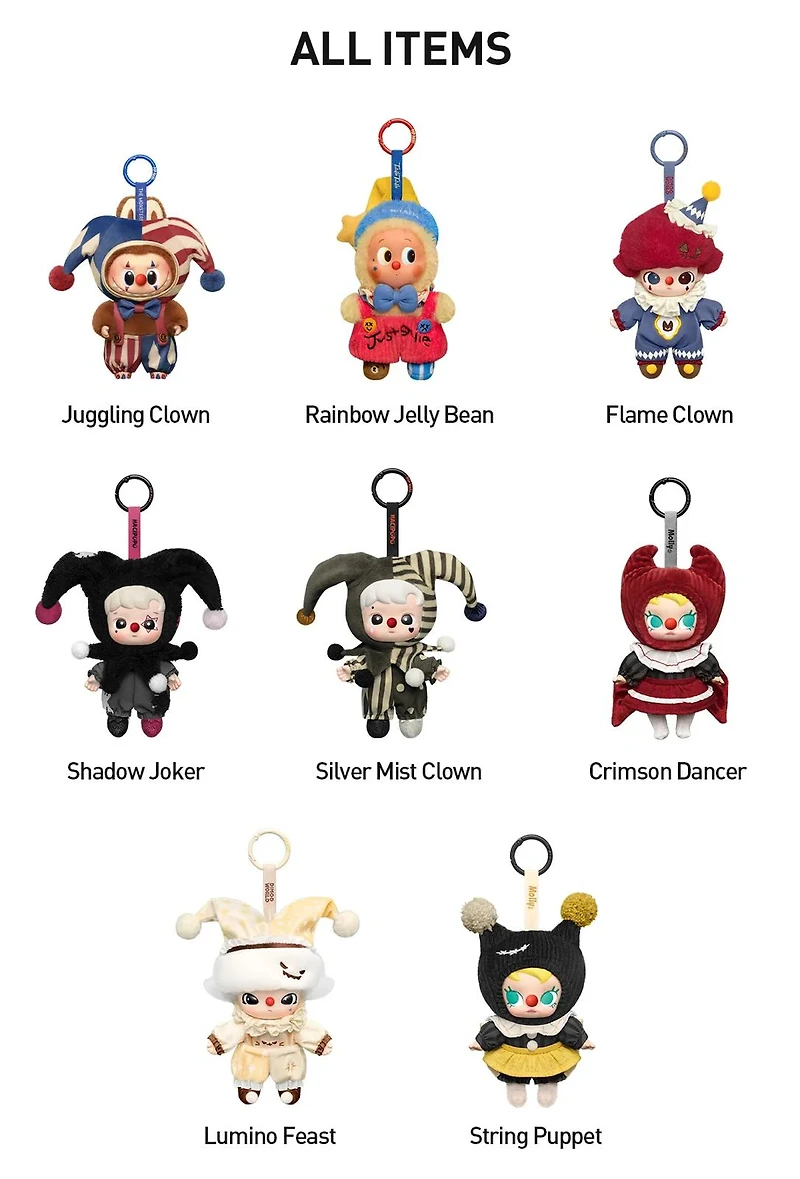 PopMart: Why So Serious Vinyl Plush Pendant Blind Box *PREORDER*