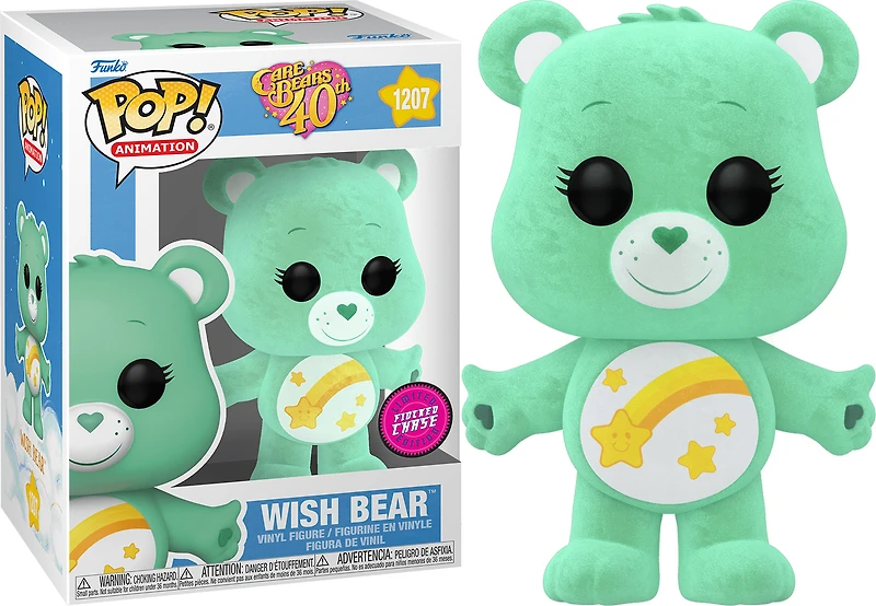 FUNKO POP! ANIMATION: CARE BEARS [40TH ANNIVERSARY] - WISH BEAR #1207 COMMON/CHASE