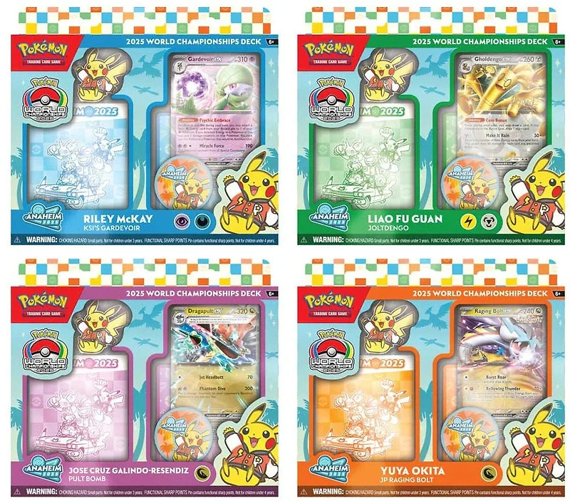 Pokemon TCG - World Championship Deck 2025 Display (8 Decks)