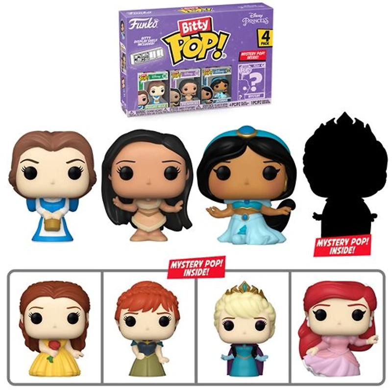 Disney Princesses Bitty Pop! Mini-Figure 4-Pack