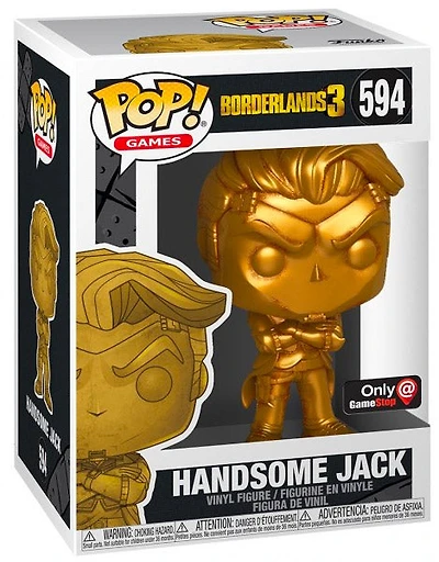 Funko Pop! BORDERLANDS 3 - Handsome Jack (Gold) #594 [EB Games Exclusive] **WEB ONLY**