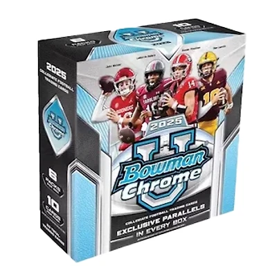2025 Bowman Chrome University Football Mega Box