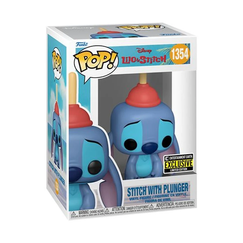 Funko Pop! Disney Lilo & Stitch with Plunger #1354 [EE EXCLUSIVE]