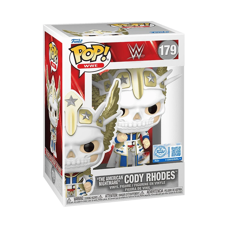 Funko Pop! Sports: WWE - Cody Rhodes "The American Nightmare" (Metallic Masked - Wrestlemania 40) #179 [Funko Special Edition] *PREORDER*