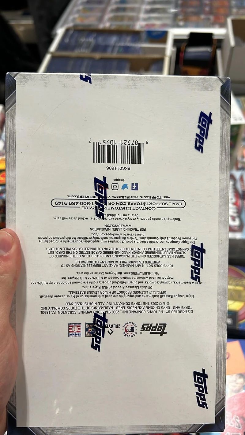 Topps Chrome 2022 Baseball Cards Blaster Box