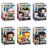 Funko Pop! Anime: Demon Slayer - Tengen Uzui #1533 / Daki #1534 Aoi Kanzaki #1535 Tanjiro Kamado ##1530 Zenitsu Agatsuma #1531 Inosuke Hashibara #1532
