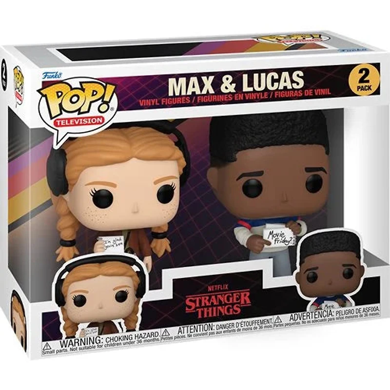 Funko Pop! Television: Stranger Things - Chrissy #1538 / Mike #1539 Vecna #1540 Max & Lucas 2pk *PREORDER*