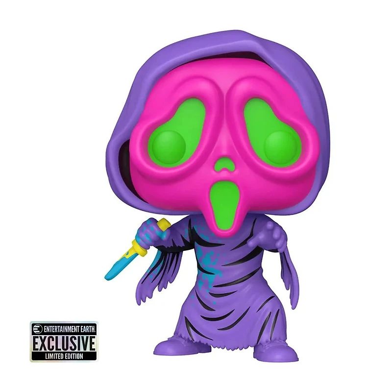 Funko Pop! Horror: Scream - Ghost Face (Black Light) #1607 [Funko Special Edition]