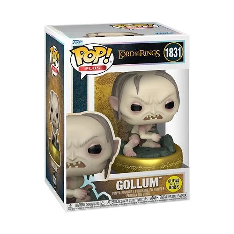 Funko Pop! Movies: Lord Of The Rings (LOTR) - Plus! Gollum #1831 [Glow-In-The-Dark (GITD)]