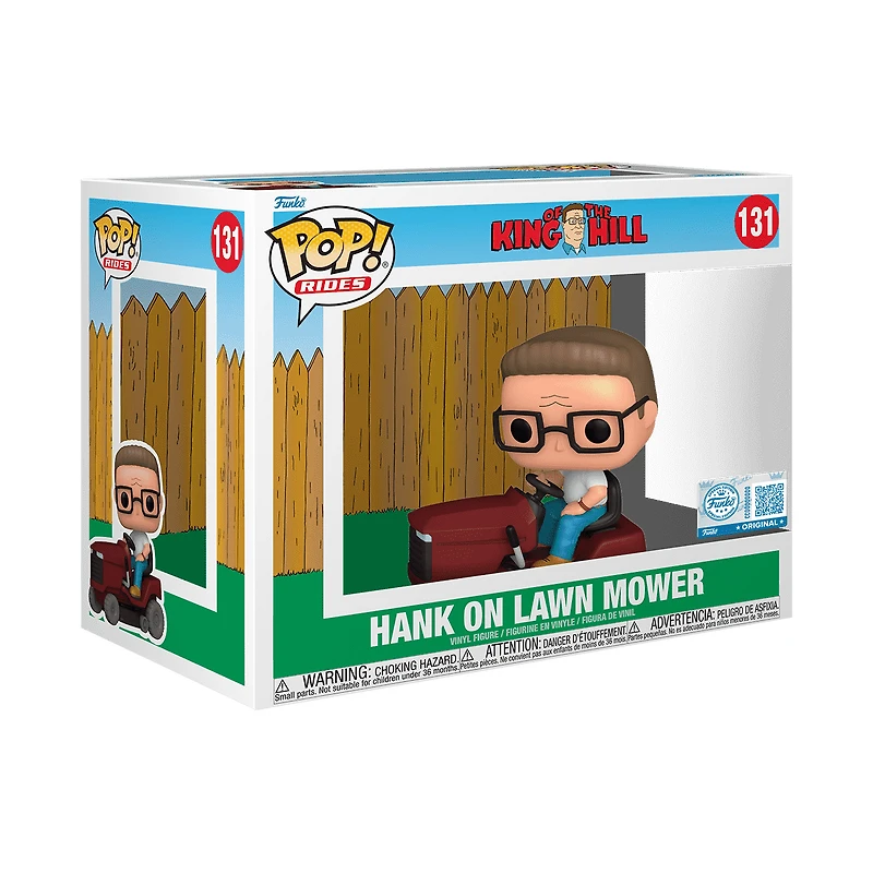 Funko Pop! Television: King Of The Hill - Rides! Hank On Lawn Mower #131 [Funko Special Edition] *PREORDER*