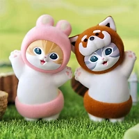 Miniso x Mofusand - Fluffy Party Flocked Collectible Figurine Blind Box
