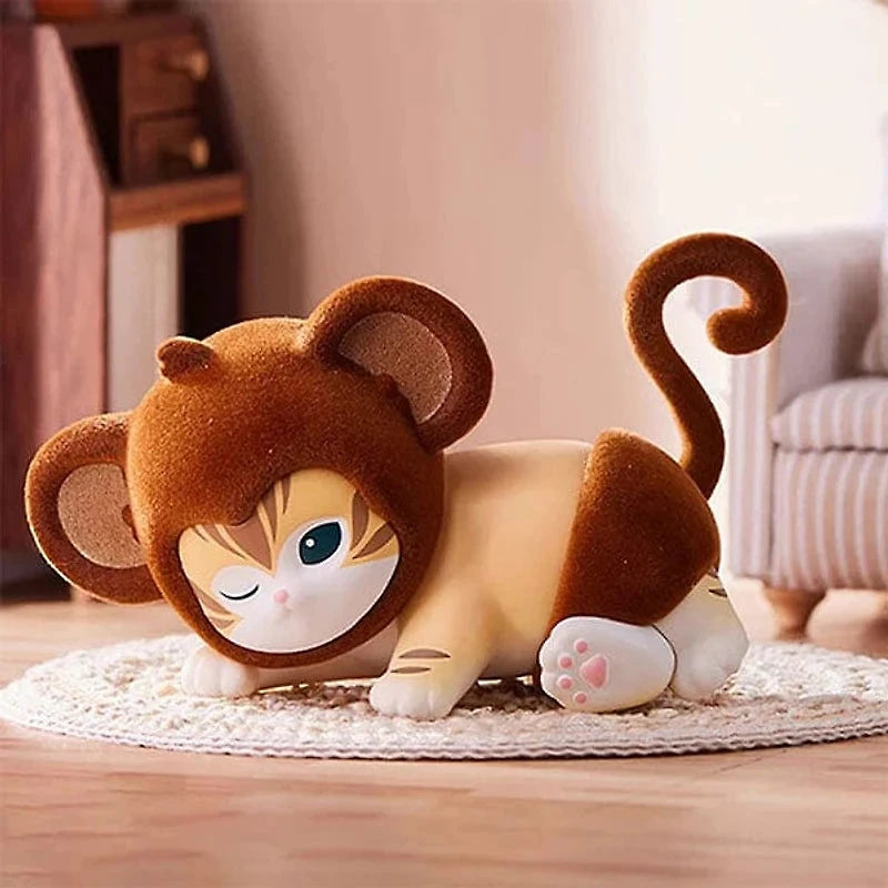Miniso x Mofusand - Fluffy Party Flocked Collectible Figurine Blind Box