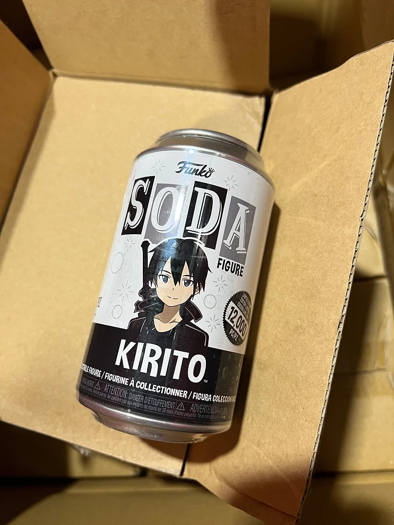 SWORD ART ONLINE KIRITO FUNKO SODA VINYL LIMITED EDITION 12,000