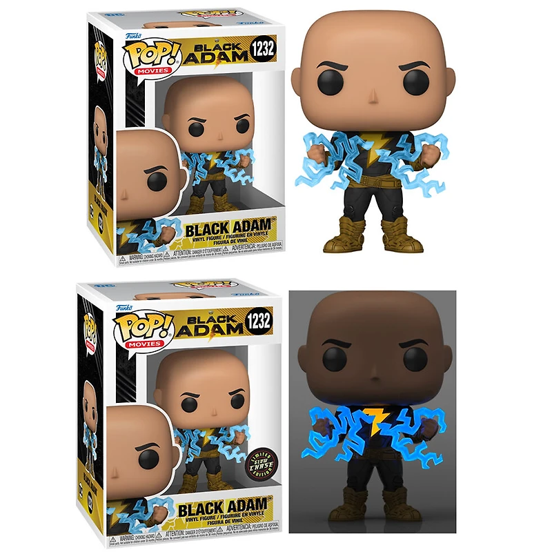 FUNKO POP! MOVIES [DC]: BLACK ADAM - COMMON/CHASE #1232