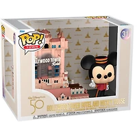 Funko Pop! TOWN: Disney World 50th - HOLLYWOOD TOWER HOTEL AND MICKEY MOUSE #31