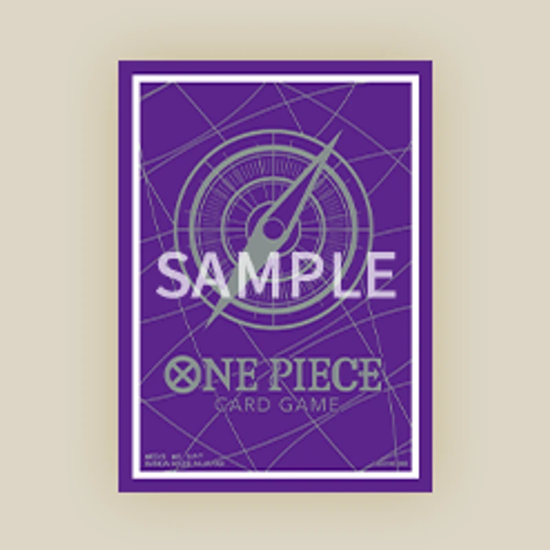 One Piece TCG Limited Card Sleeves - Purple & Silver