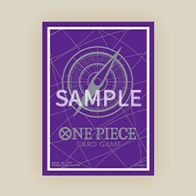 One Piece TCG Limited Card Sleeves - Purple & Silver