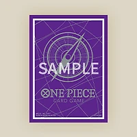 One Piece TCG Limited Card Sleeves - Purple & Silver